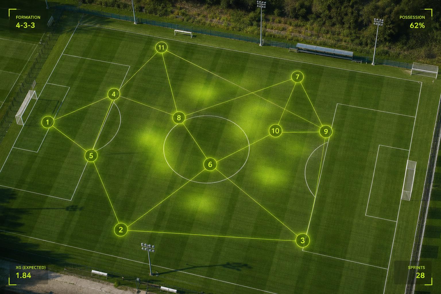 Aerial tactical analysis — Player Tracking